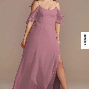 David's Bridal Bridesmaid Dress - Quartz, Sz 6